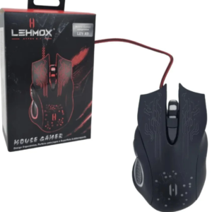 Mouse Gamer c/ Fio Usb e Led RGB - LEHMOX X9